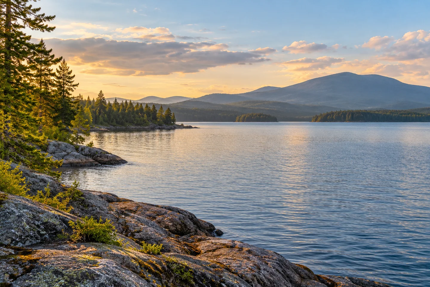 Moosehead Lake — AI-generated editorial illustration