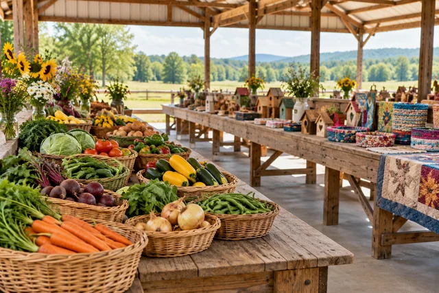 Ossipee Valley Fairgrounds — AI-generated editorial illustration