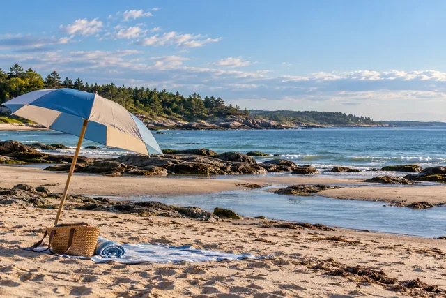 Pemaquid Beach Park — AI-generated editorial illustration