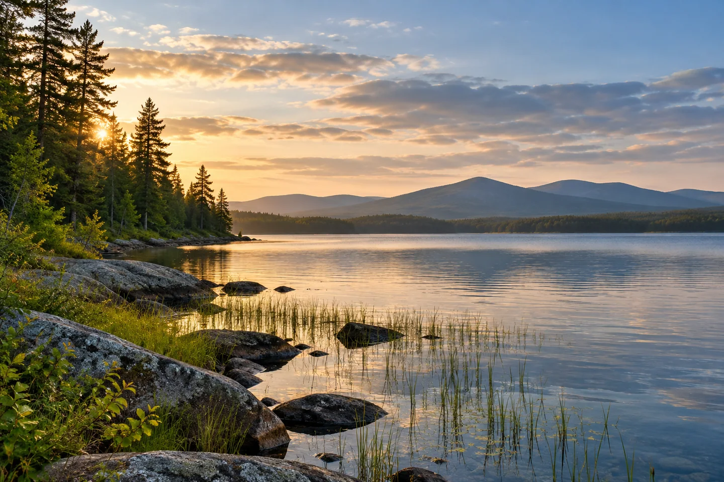 Rangeley Lake — AI-generated editorial illustration