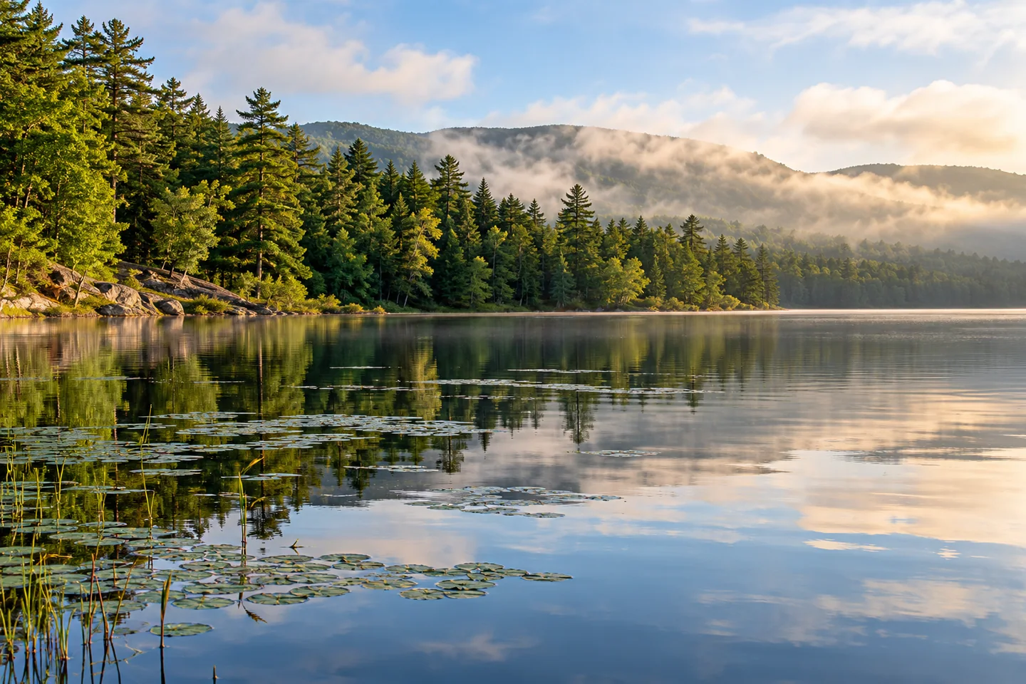 Seal Cove Pond — AI-generated editorial illustration
