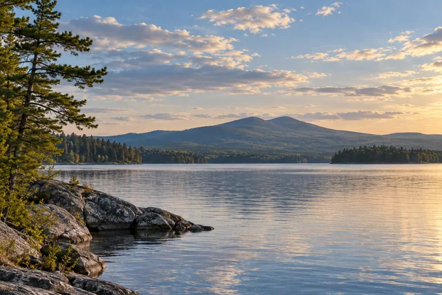 Sebec Lake — AI-generated editorial illustration