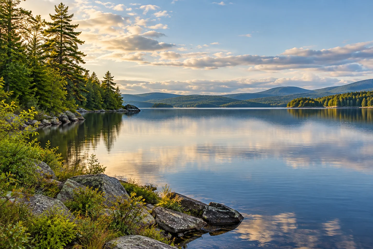 Seboomook Lake — AI-generated editorial illustration