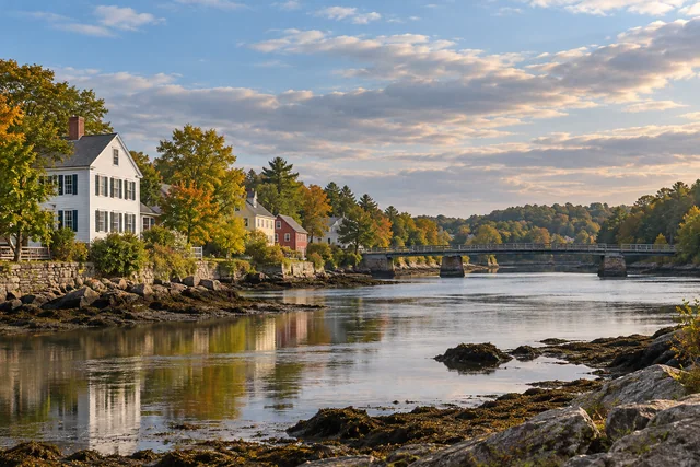 Sheepscot Historic District — AI-generated editorial illustration