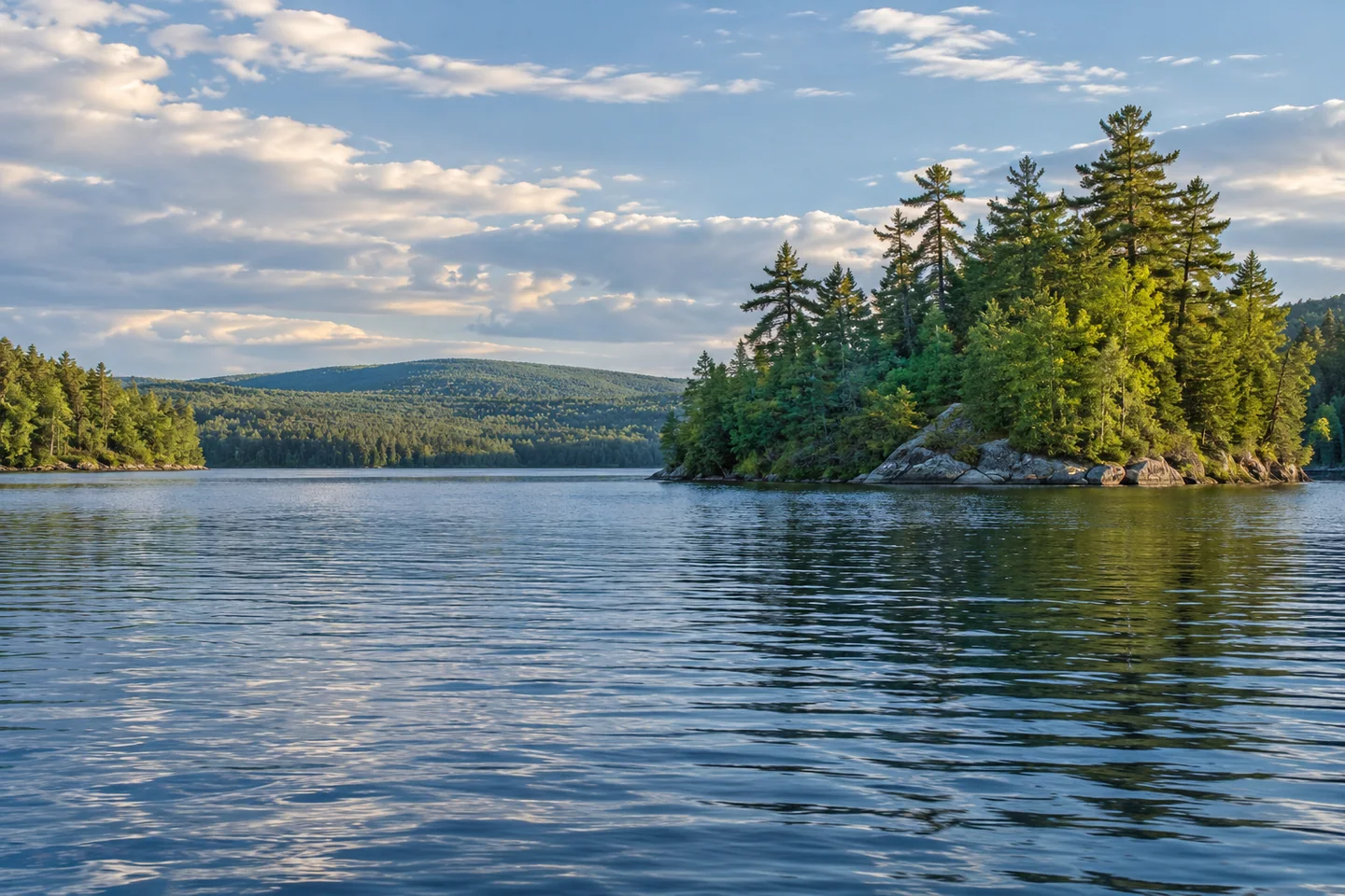 Silver Lake in Bucksport — AI-generated editorial illustration