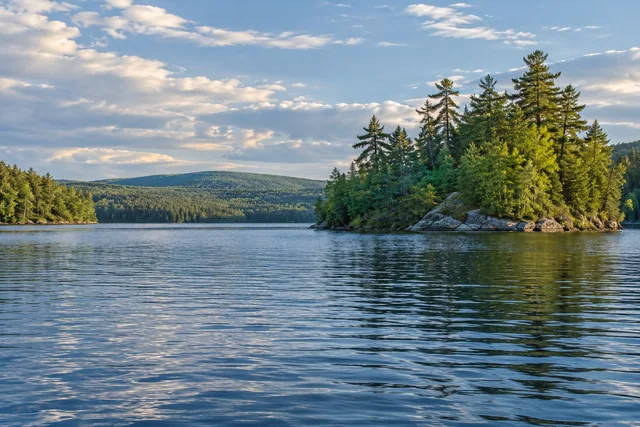 Silver Lake in Bucksport — AI-generated editorial illustration
