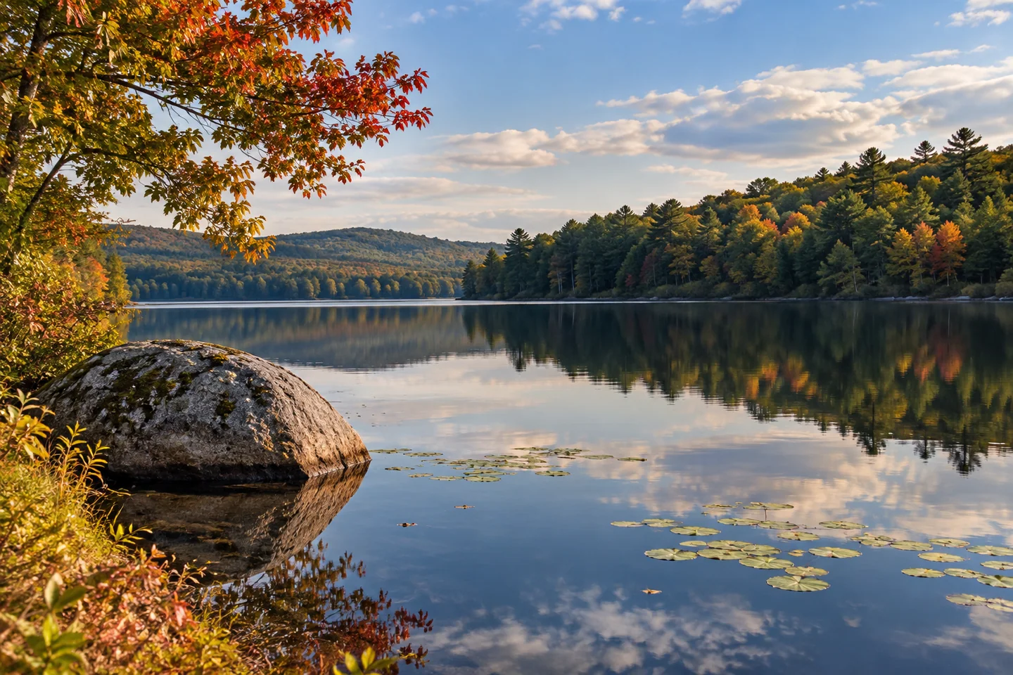 Tripp Pond — AI-generated editorial illustration