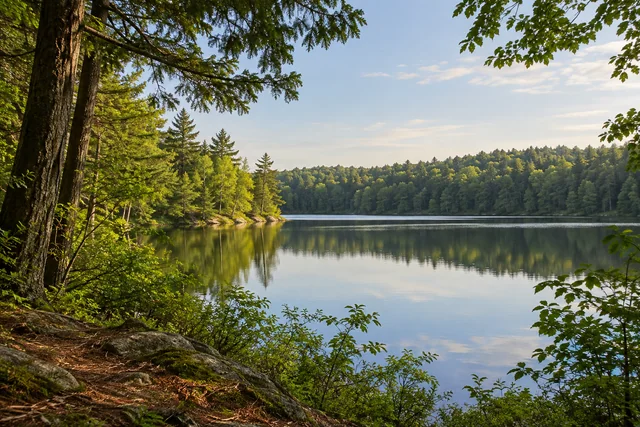 Tyler Pond Wildlife Management Area — AI-generated editorial illustration