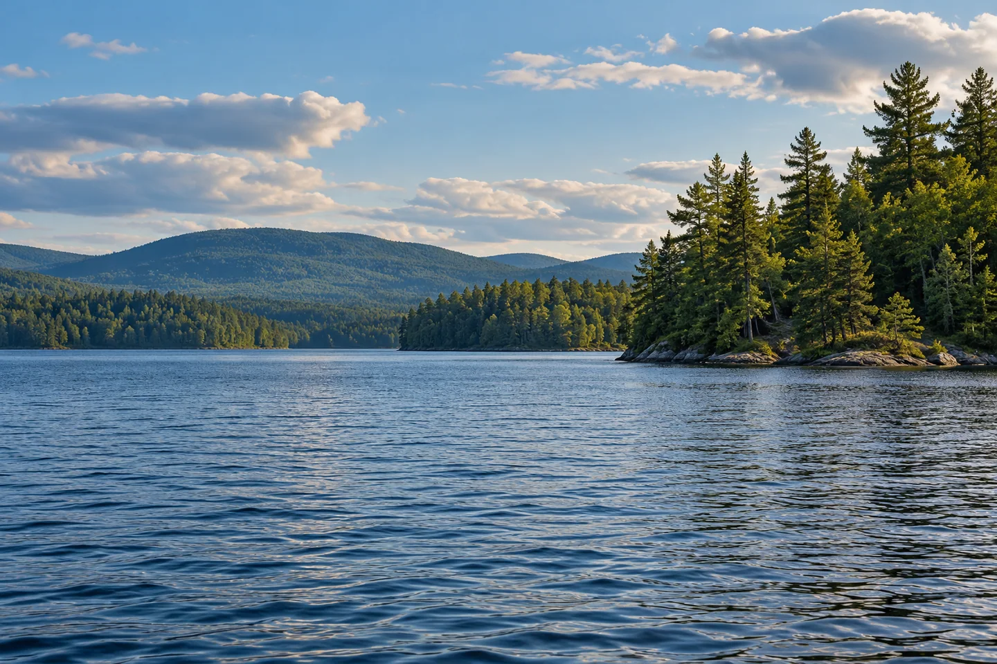 West Grand Lake — AI-generated editorial illustration
