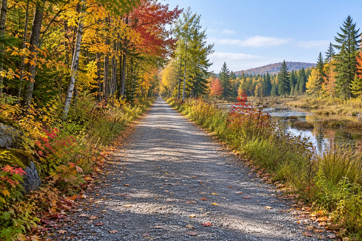 Whistle Stop Rail Trail — AI-generated editorial illustration