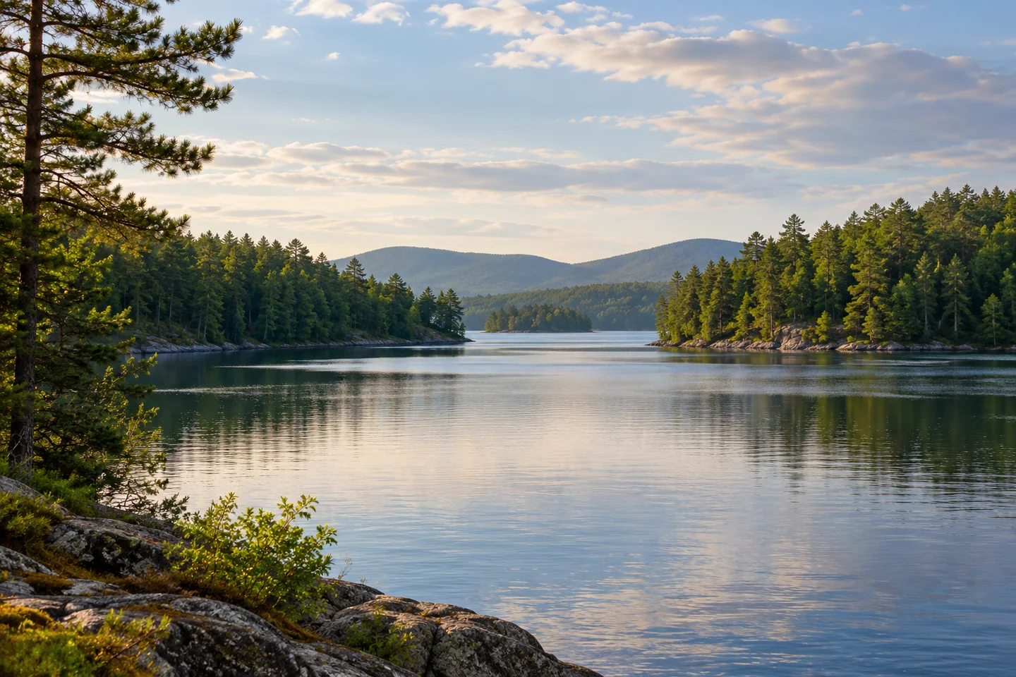 Worthley Pond — AI-generated editorial illustration