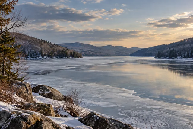 Wyman Lake — AI-generated editorial illustration